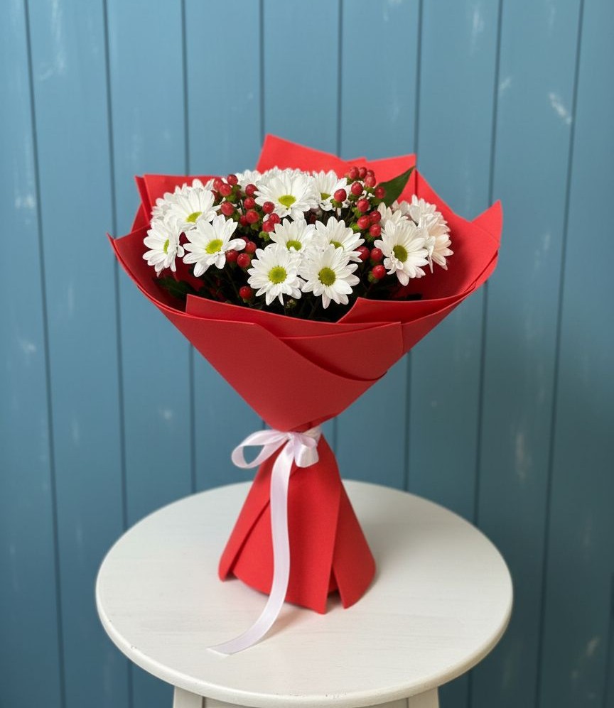 Букет цветов из: Хризантемы в Прогрессе Ставропольского края