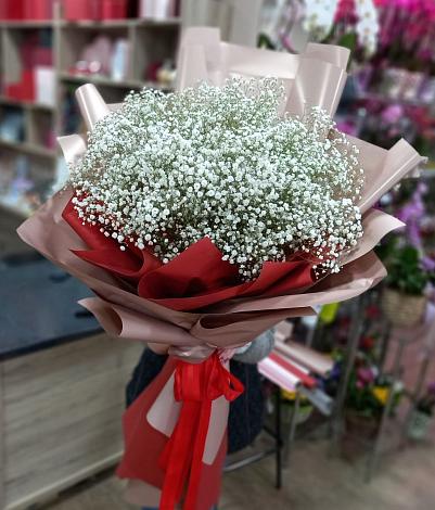 Букет цветов из: Гипсофила в Прогрессе Ставропольского края