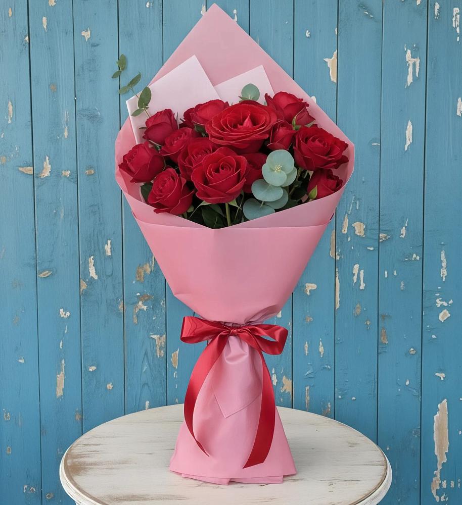 Букет цветов из: Розы в Прогрессе Ставропольского края