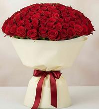 Букет 101 Красная роза Милано в Прогрессе Ставропольского края