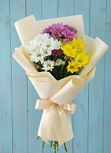 Букет цветов из:  Хризантемы в Прогрессе Ставропольского края