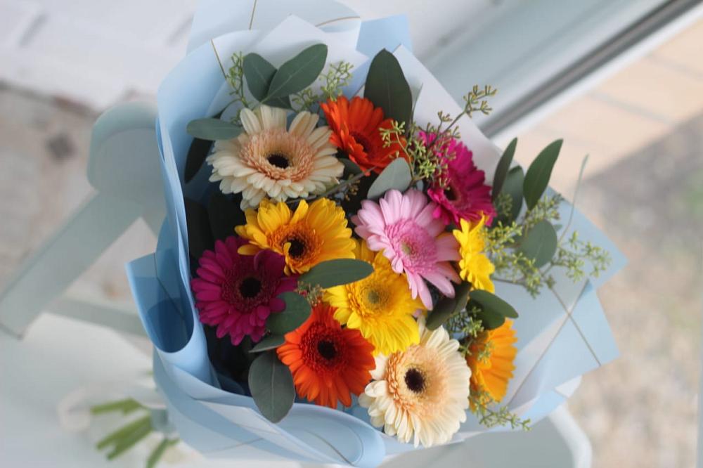 Букет цветов из: Герберы в Прогрессе Ставропольского края