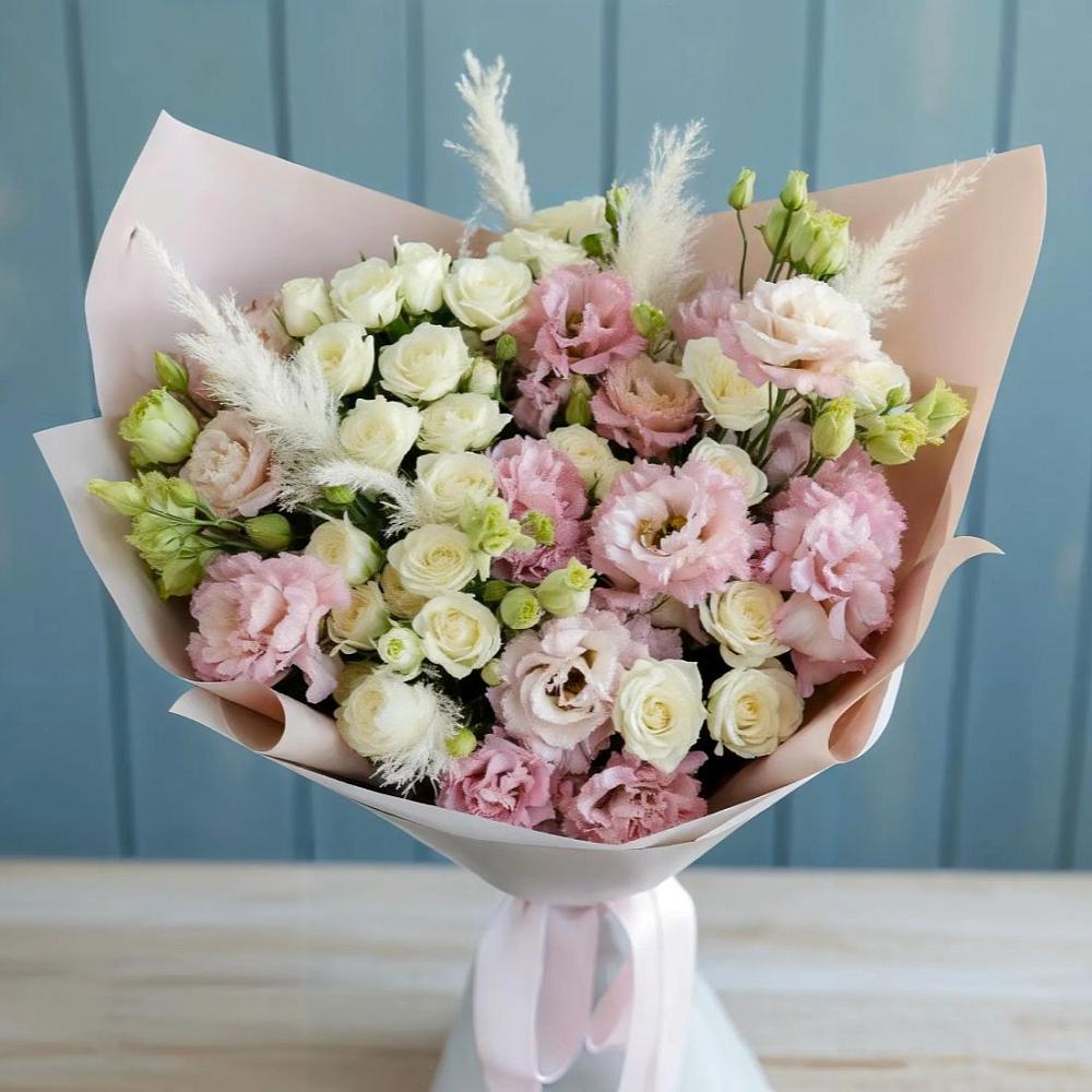 Букет цветов из: Альстромерии и Розы в Прогрессе Ставропольского края