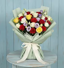 Букет цветов из:  Розы в Прогрессе Ставропольского края