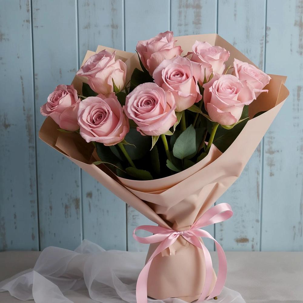 Букет цветов из: Розы в Прогрессе Ставропольского края