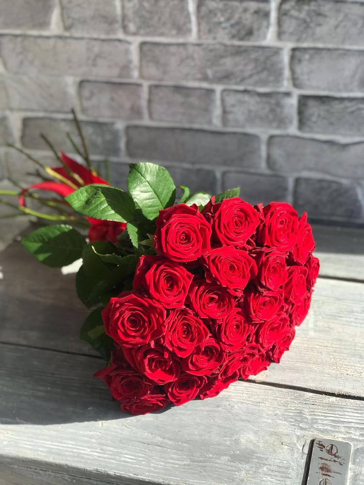 Букет Красные розы Фридом в Прогрессе Ставропольского края