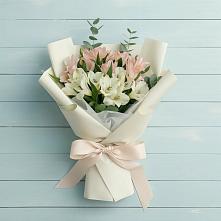 Букет цветов из:  Альстромерии в Прогрессе Ставропольского края