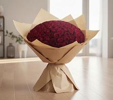 Букет 101 Красная роза в Прогрессе Ставропольского края