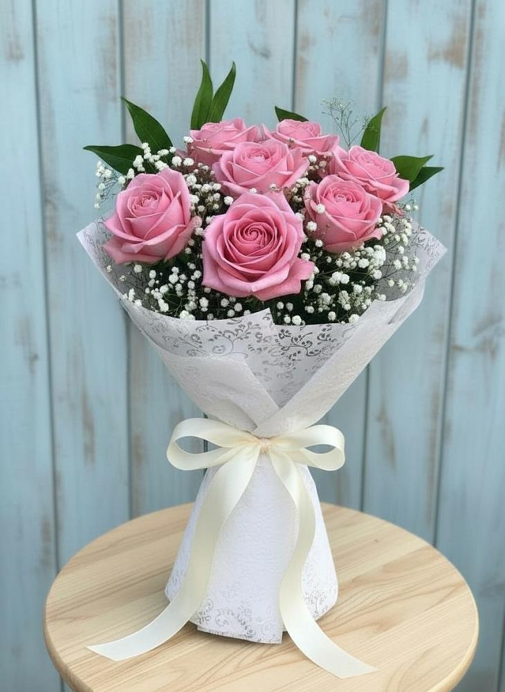 Букет цветов из: Розы в Прогрессе Ставропольского края