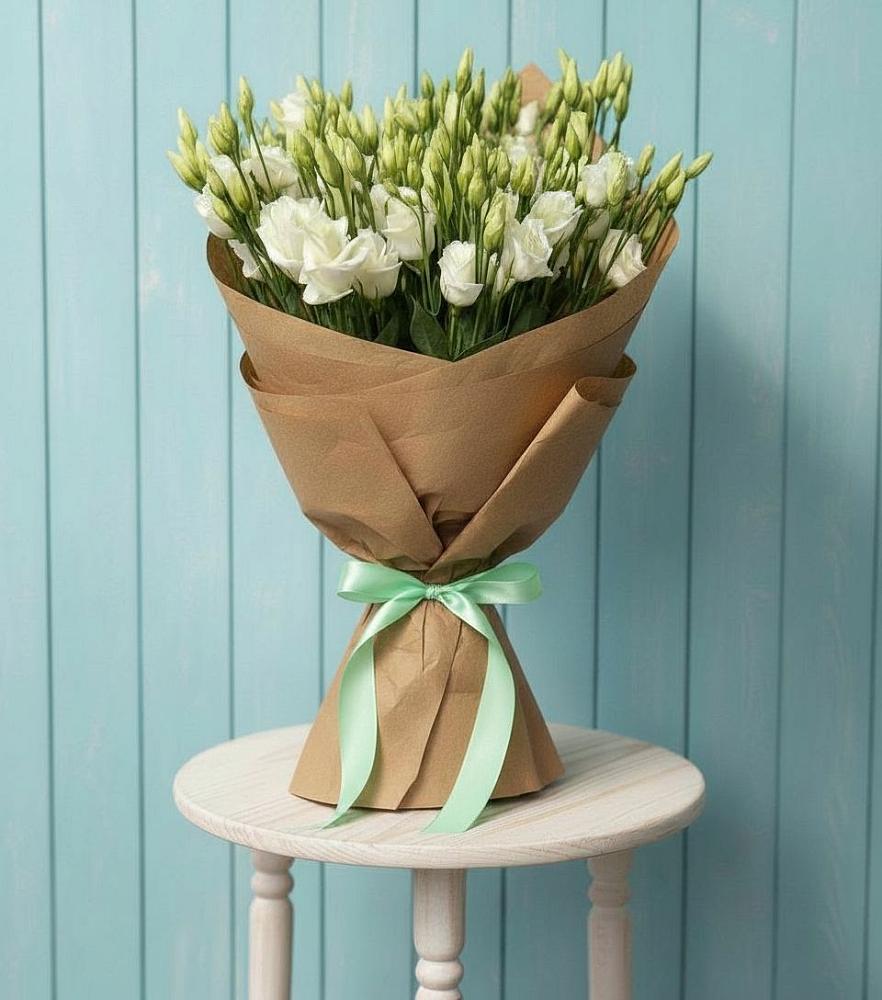 Букет цветов из: Лизиантусы в Прогрессе Ставропольского края