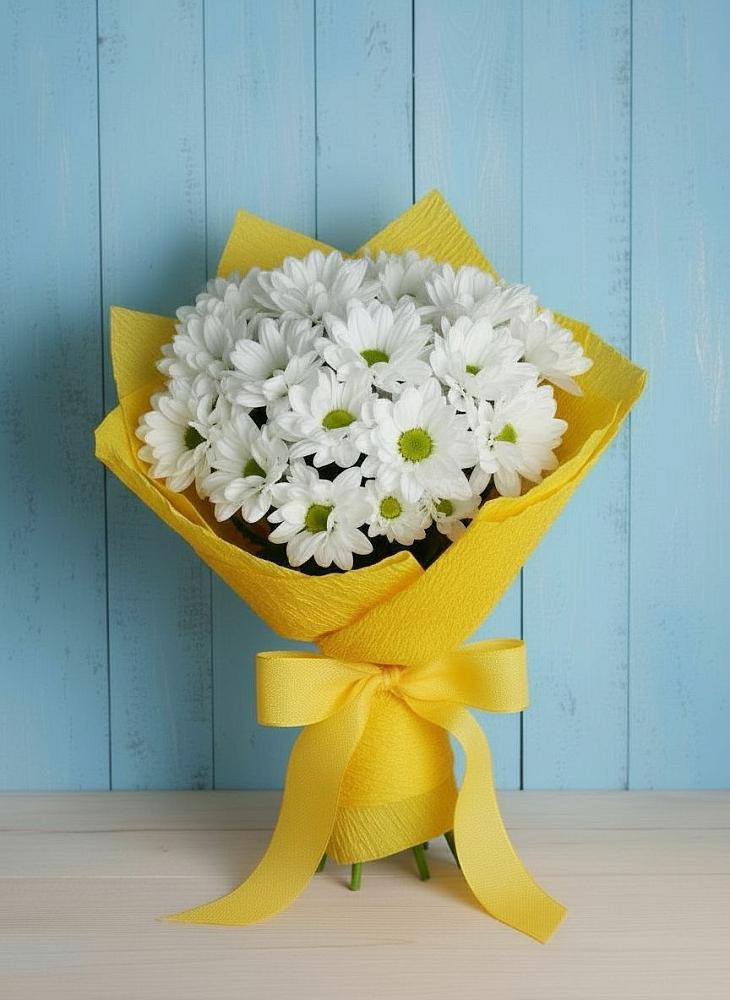 Букет цветов из: Хризантемы в Прогрессе Ставропольского края