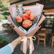 Букет цветов из:  Розы в Прогрессе Ставропольского края