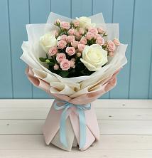 Букет цветов из:  Розы в Прогрессе Ставропольского края
