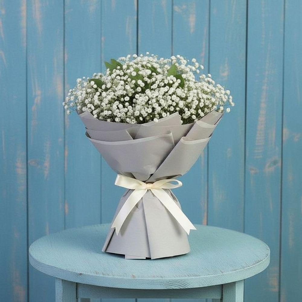 Букет цветов из: Гипсофила в Прогрессе Ставропольского края