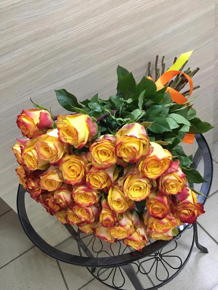 Букет Желтые розы в Прогрессе Ставропольского края