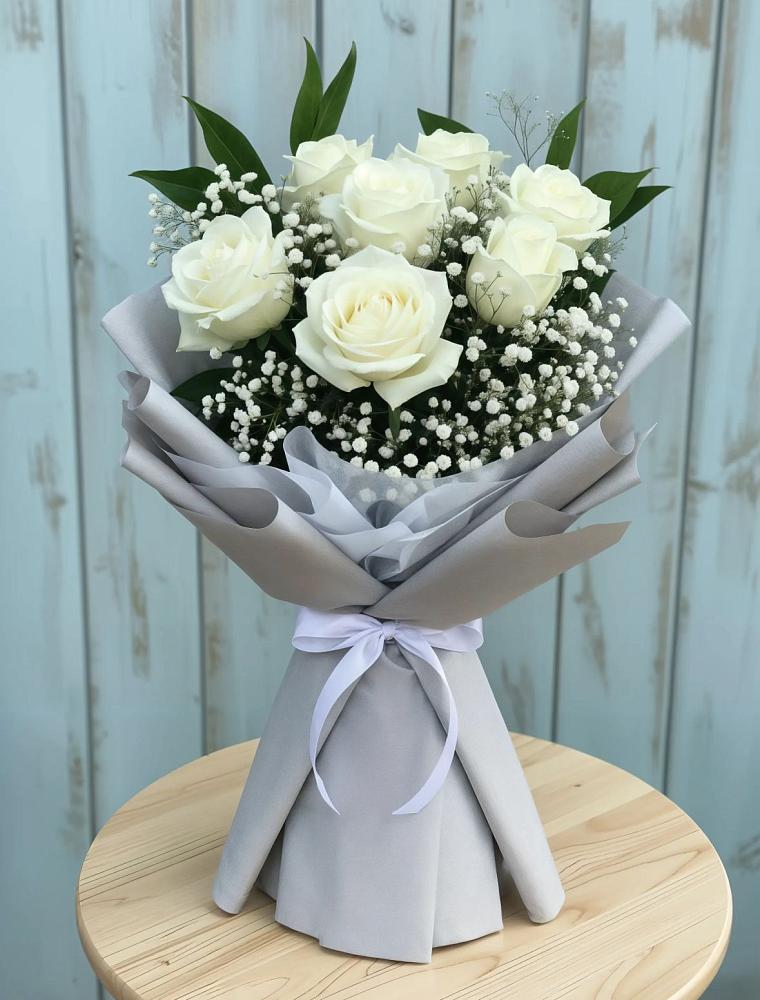 Букет цветов из: Розы в Прогрессе Ставропольского края