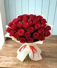 Букет 29 Красных роз в Прогрессе Ставропольского края