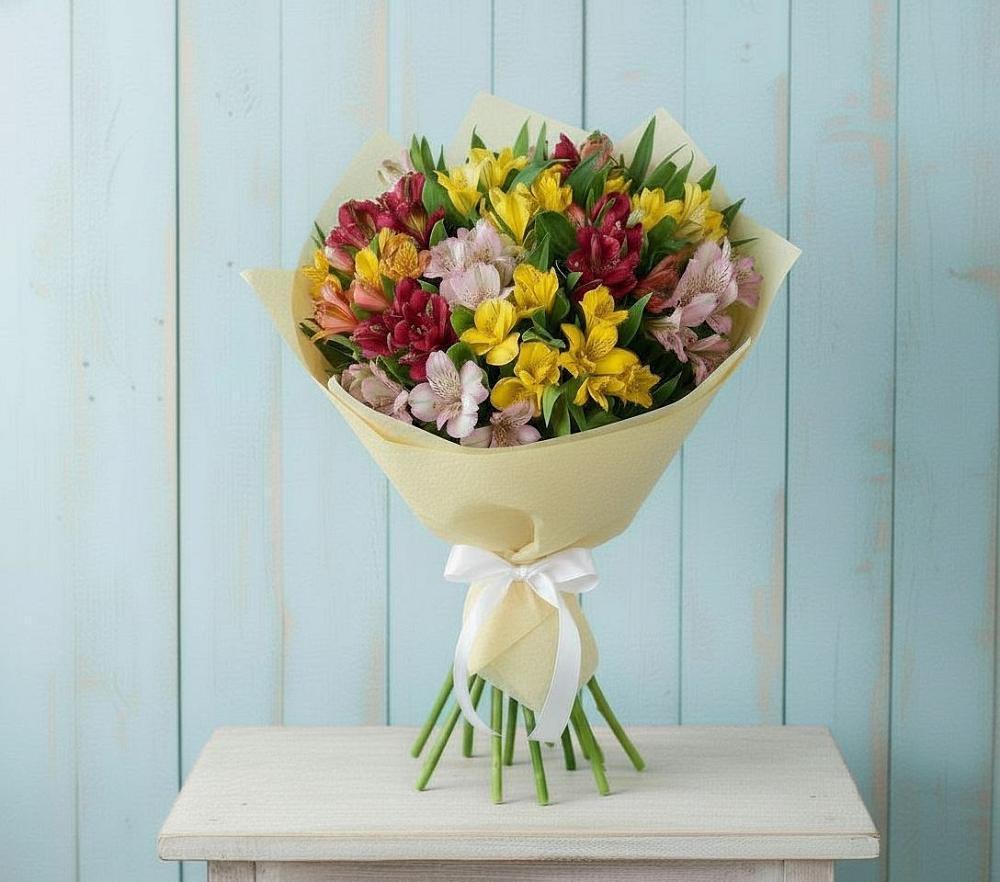 Букет цветов из: Альстромерии в Прогрессе Ставропольского края