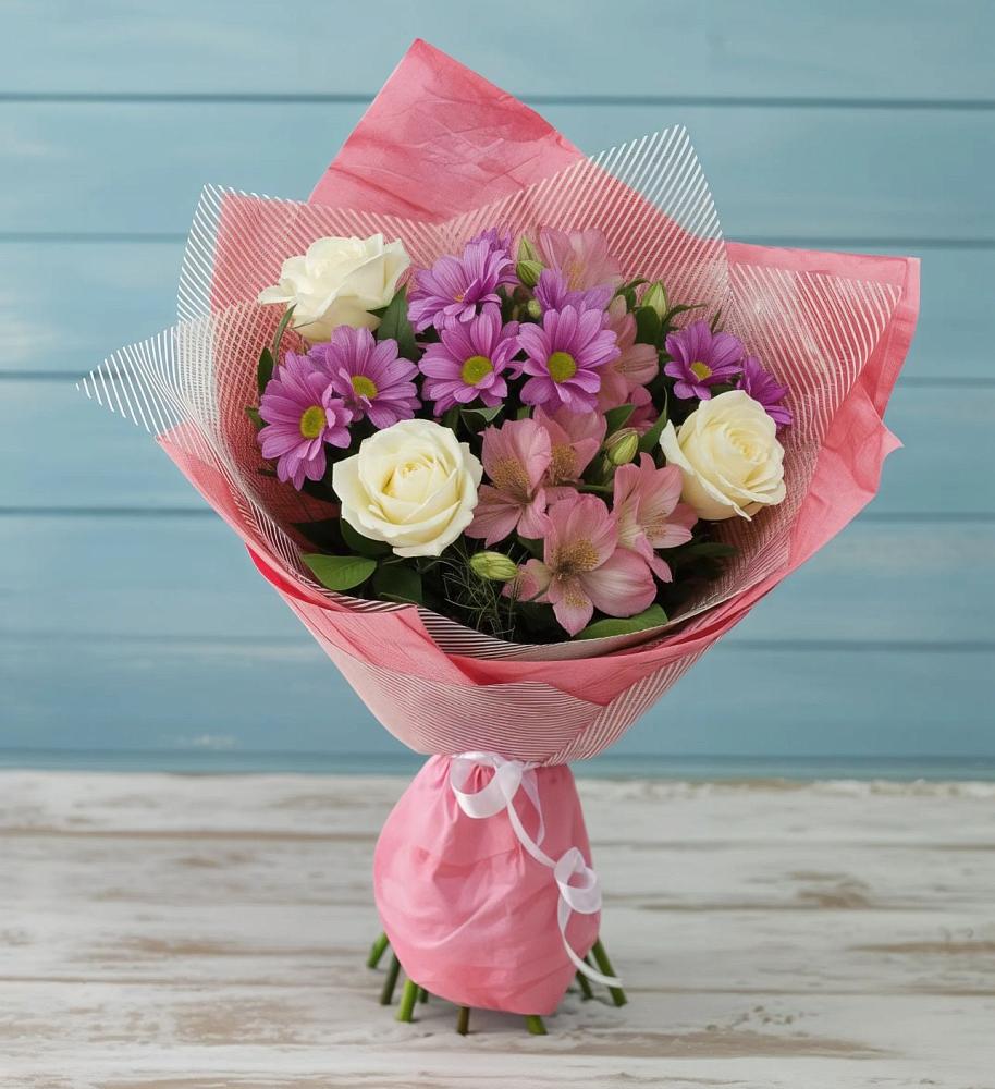 Букет цветов из: Герберы в Прогрессе Ставропольского края