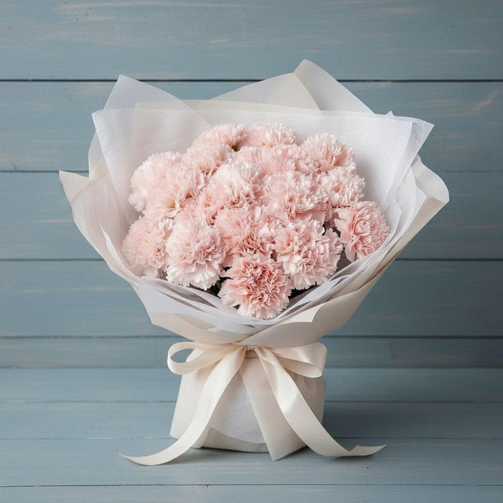 Букет цветов из: Гвоздики в Прогрессе Ставропольского края