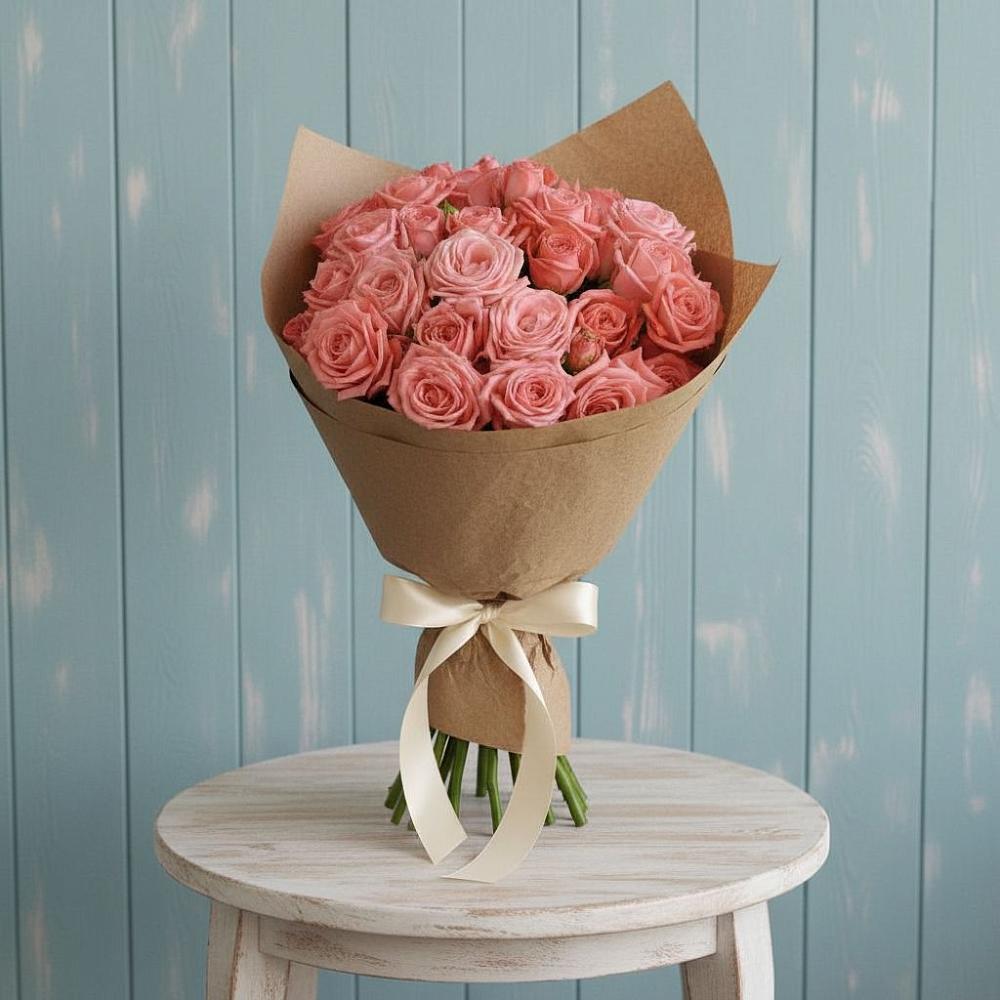 Букет цветов из: Розы в Прогрессе Ставропольского края