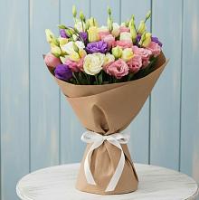 Букет цветов из:  Лизиантусы в Прогрессе Ставропольского края